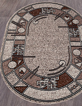 GAVANA ALBINA 3 BEIGE Овал