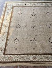 Индия шерсть шелк 14x14 803 BEIGE / IVORY