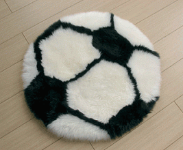 детский из овчины Мячик круглый