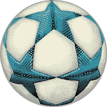 Детский коврик Футбольный мяч MANGO 11199-190 КРУГ