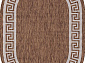 циновка VEGAS S002 BROWN-CREAM Овал