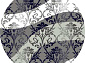 MEGA CARVING D268 GRAY Круг